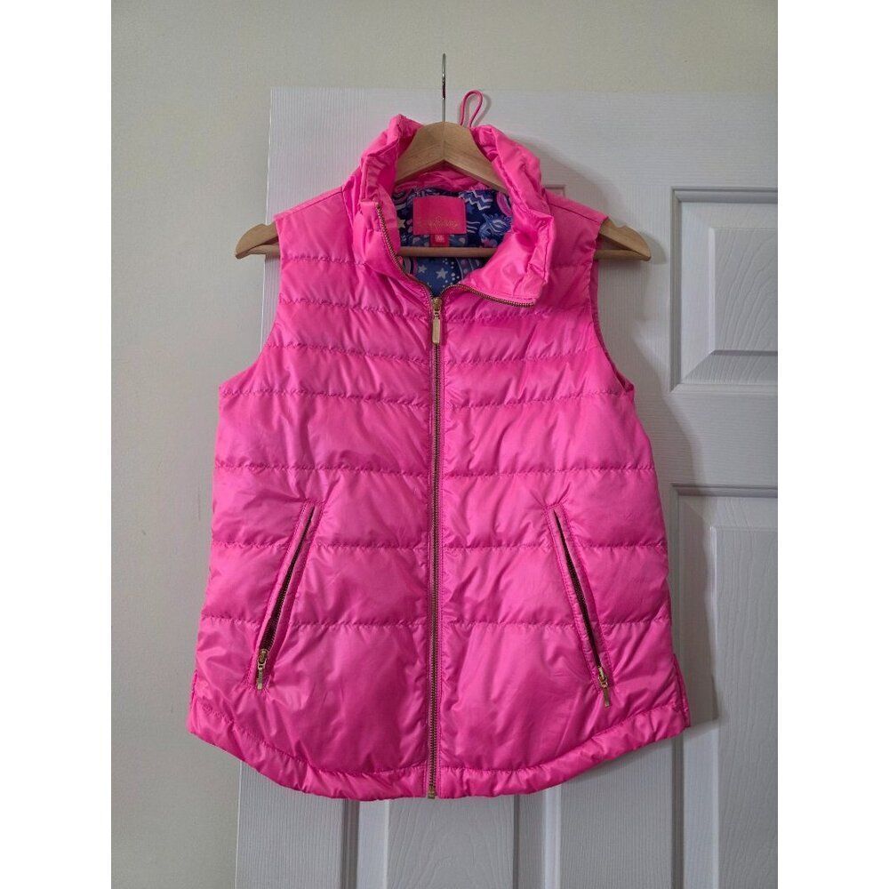 Lilly Pulitzer Palm Paradise Vest -Prosecco Pink XS